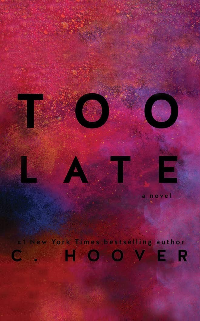 Too Late A Perfect Book Novel PaperBack fastship