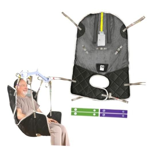 Easy Fit Full Body Lift Sling,Patient Lift Sling for Transfer,Lift Sling for