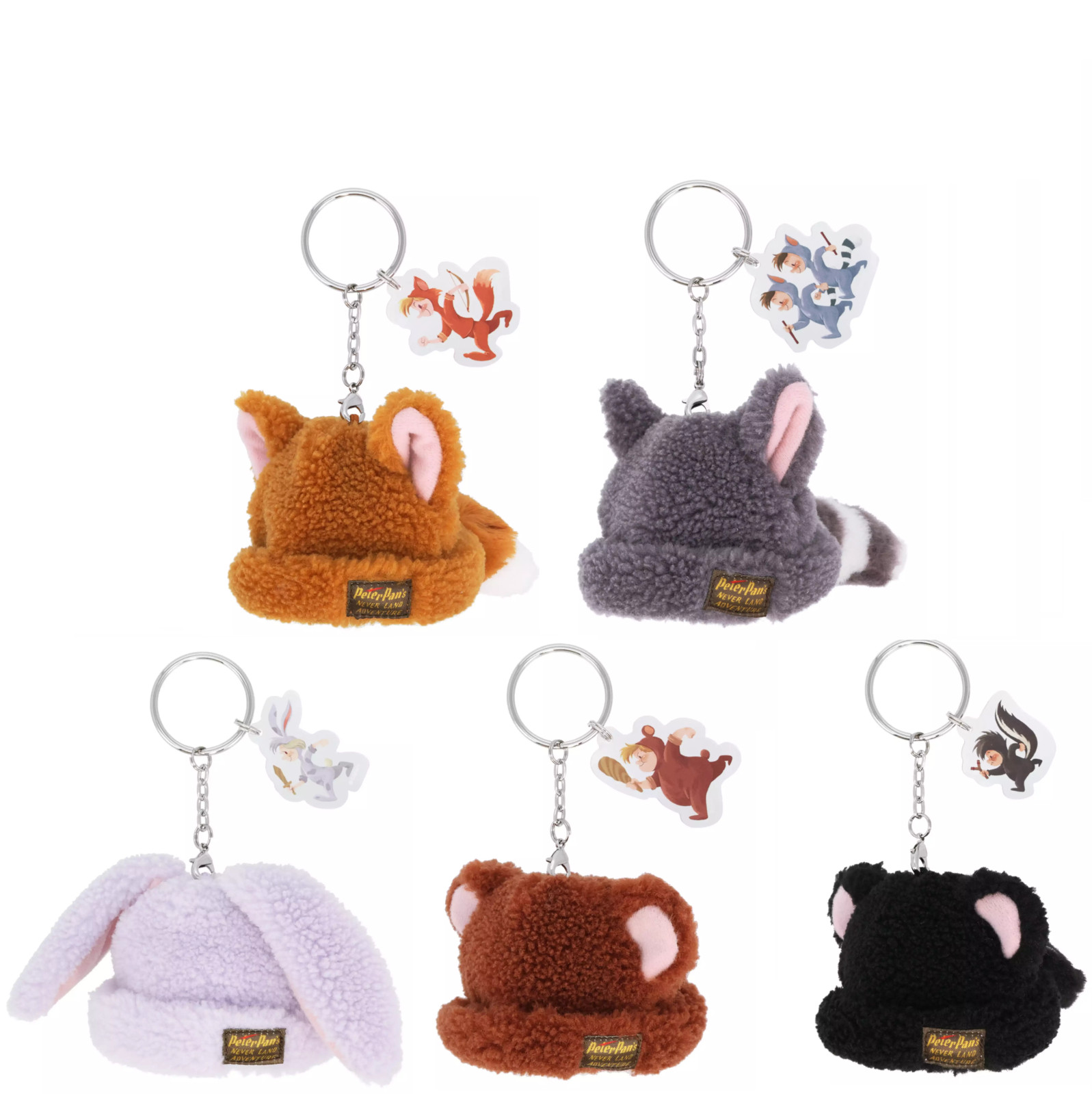 Tokyo Disney Resort Peter Pan Lost Boys Cap Hat Keychain Fantasy Springs Japan