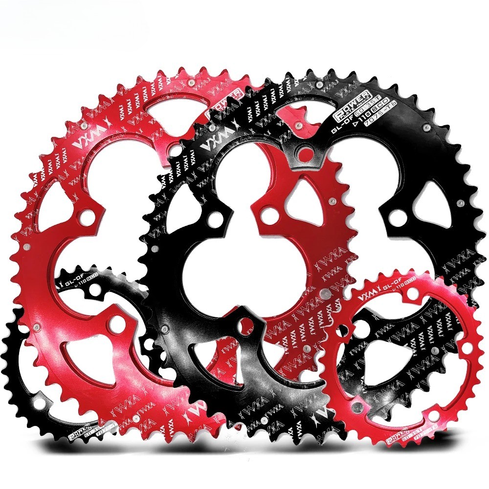 Road Bicylcle 110BCD 35/50T Oval Chainwheel Ultralight Chainring Plate