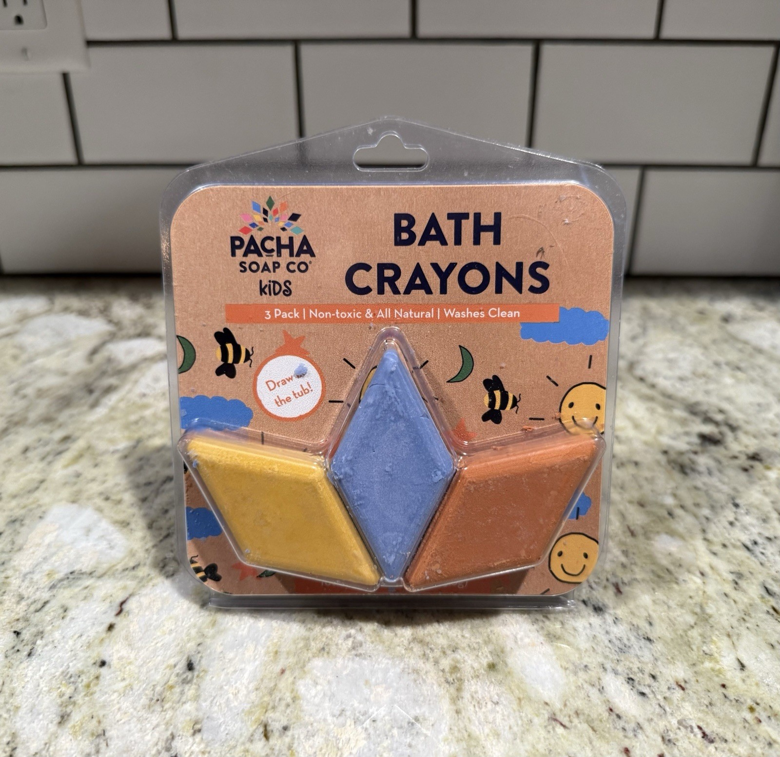 PACHA SOAP Co Kids Bath Crayons 3 Pack