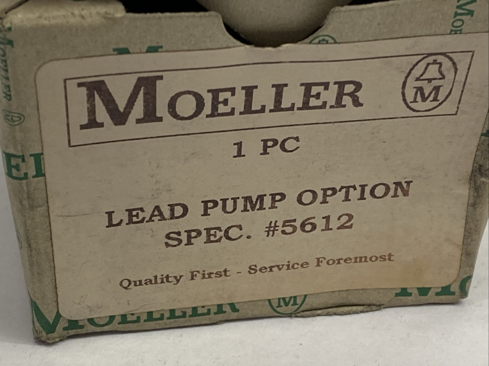 Moeller 5612 2-Position Selector Switch Assembly Black