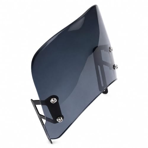 Motorcycle Windshield, Motorcycle Front Windshield Windscreen for Grey