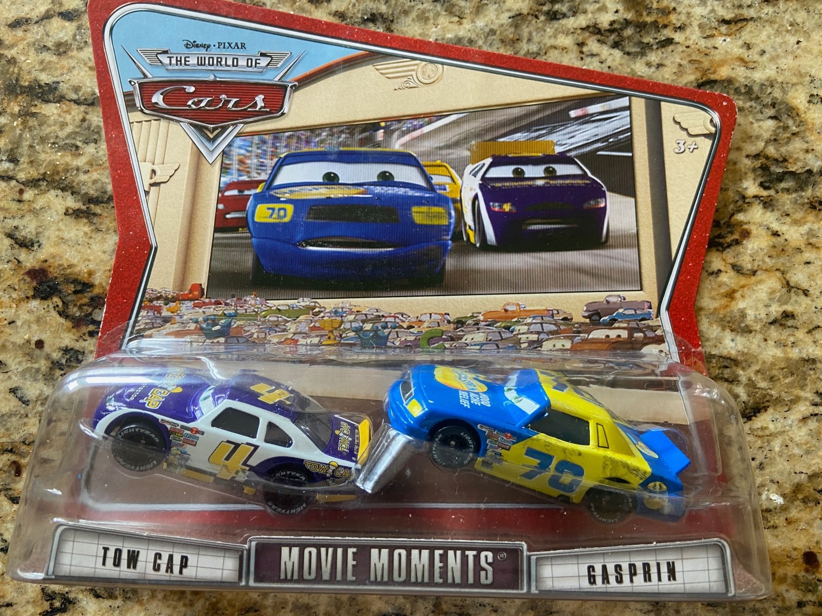 Disney Pixar Cars Tow Cap & Gasprin 2-pack Movie Moments