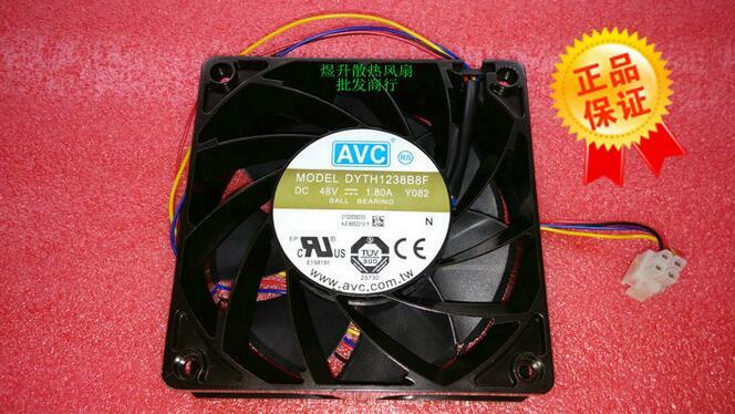 AVC 12038 DC 48V 1.80A Y082 120*120*38MM DYTH1238B8F 4pin cooling fan