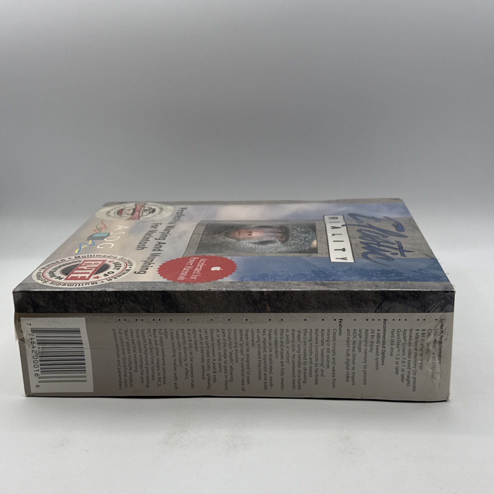 Elastic Reality Professinal Warping and Morphing for Macintosh 1994 ASDG SEALED!