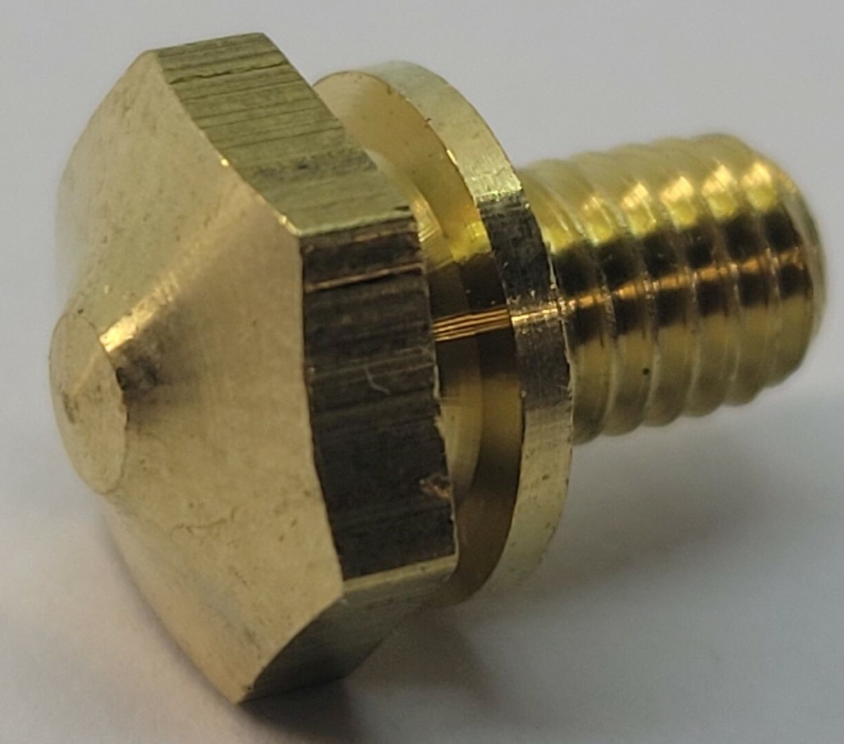 Hexagonal Head BELL SCREW Western Electric Oak Wall Phone Brass antique vintage