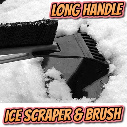 1Pcs Ice Scraper Heavy Duty Soft Handle Car Van Windscreen Snow Remover Tool