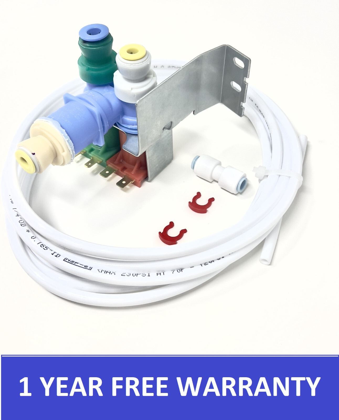 OEM Robertshaw Water Inlet Valve Kit For Whirlpool W10408179 Refrigerator MV708
