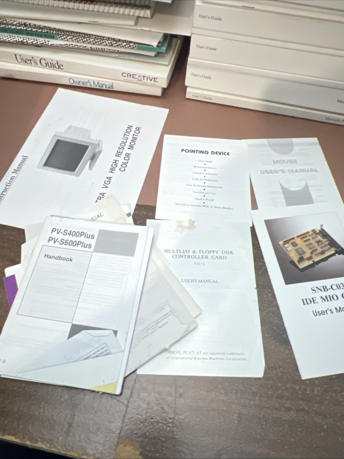 Vintage Computer Manual Guide Lot 1990s IBM Workgroups Graphics Mouse Geoworks