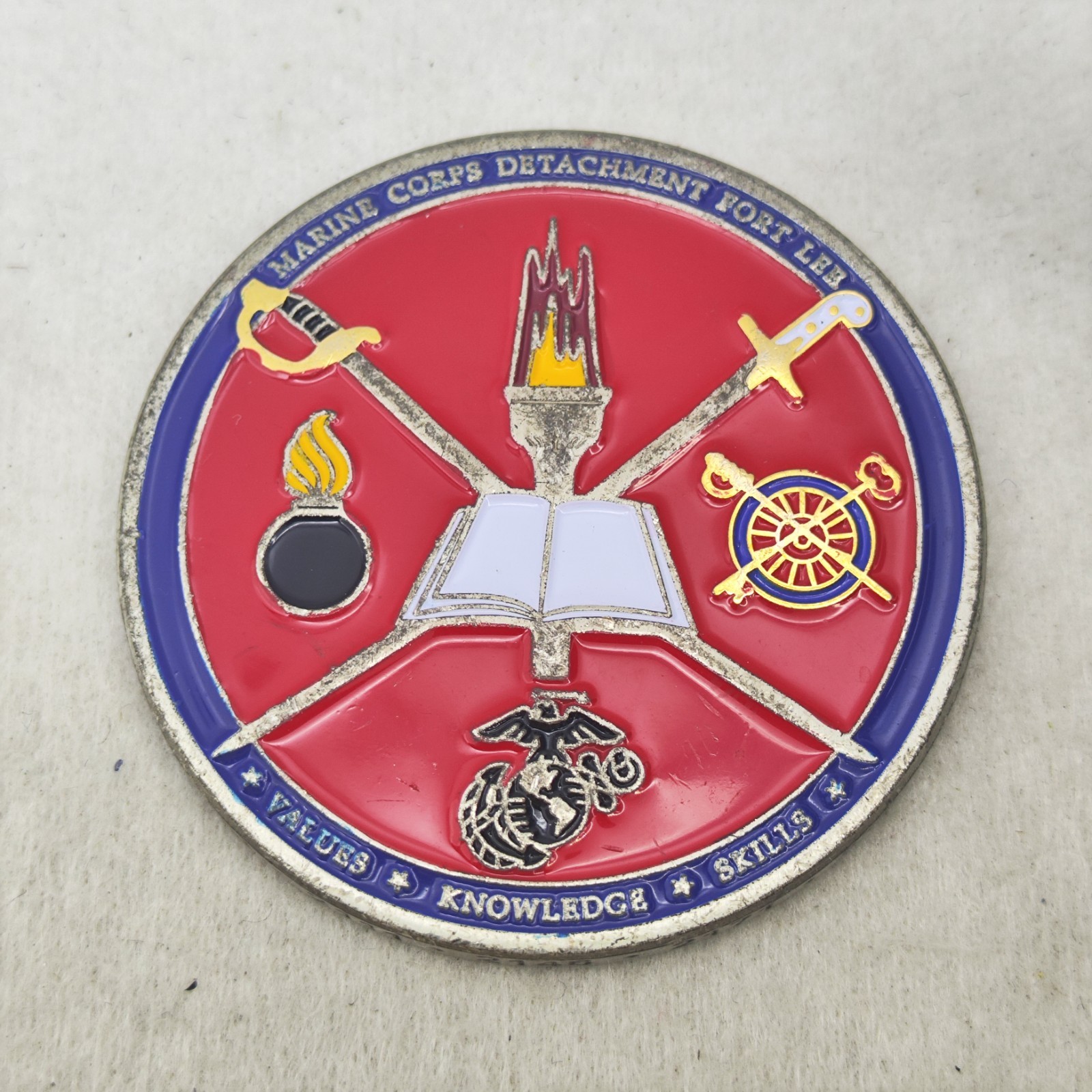 US Marine Corps Detachment Fort Lee Challenge Coin