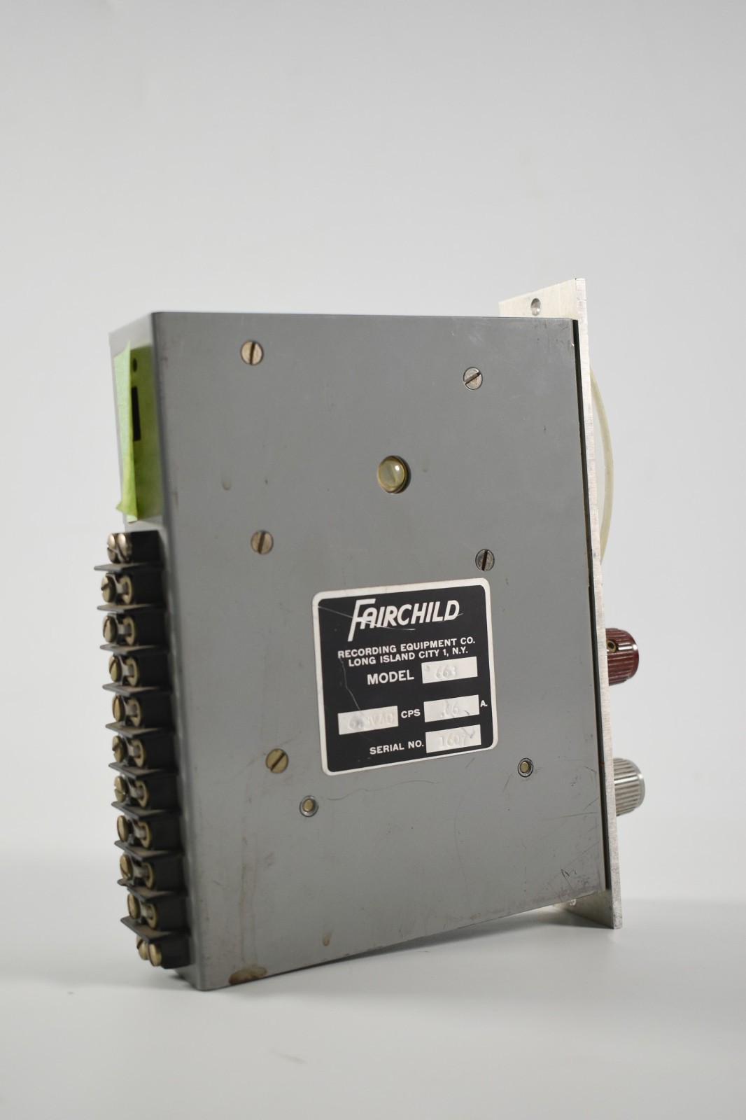 Vintage 1960's Fairchild 663 Optical Compressor Limiter Solid State