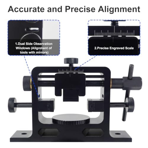 Precision Alignment Tool, Heavy Duty Alloy Jig for Home Workshop | ALL-IN Black