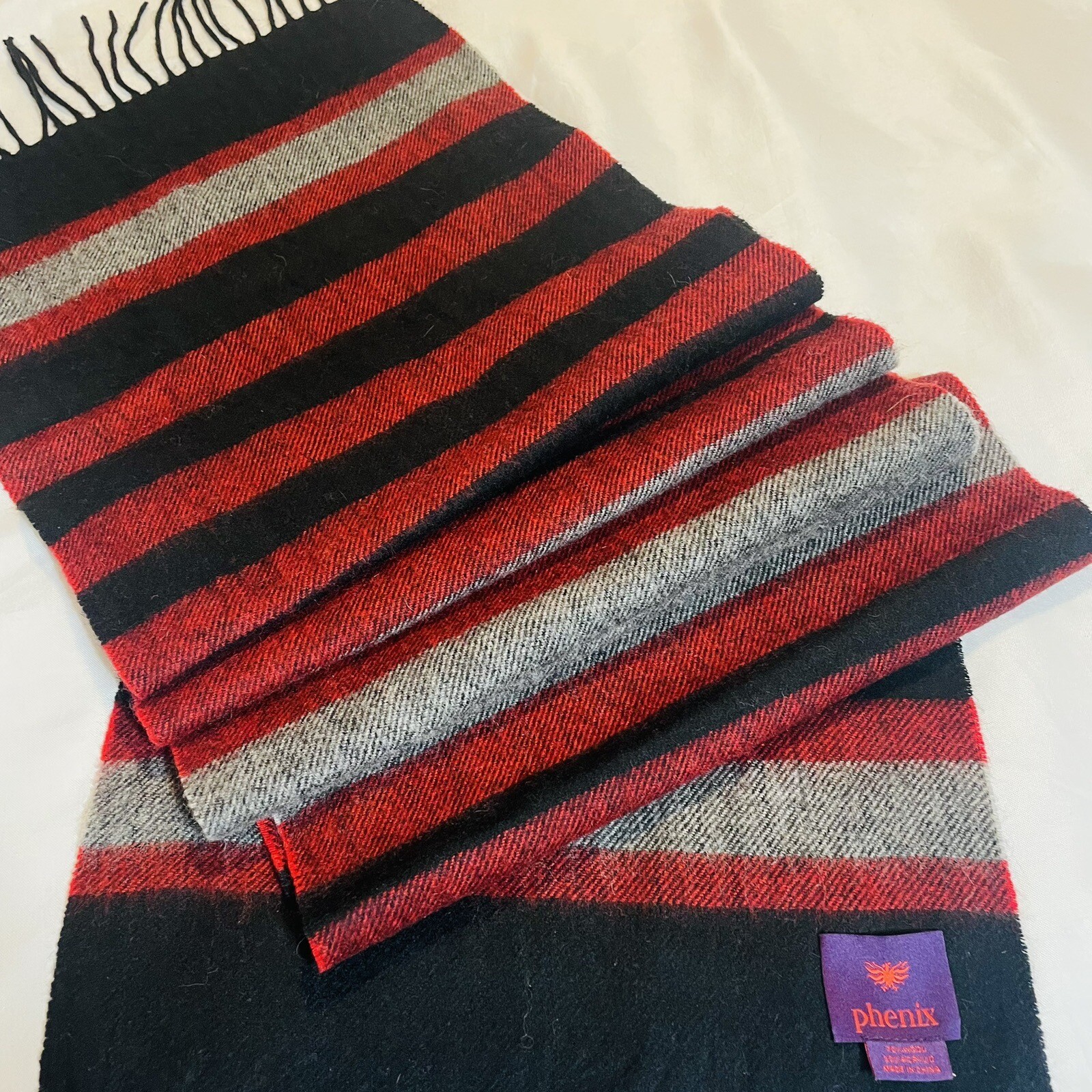 Wool Acrylic Scarf Phenix