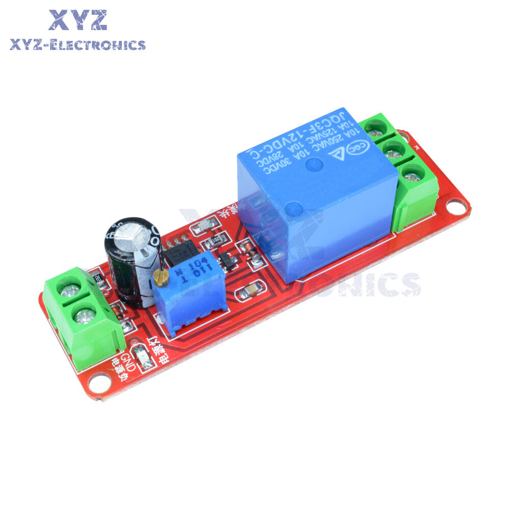 NE555 12V Adjustable Disconnect/Connection Time Delay Relay Timer Switch Module
