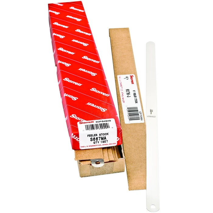 Starrett S667MA FEELER STOCK ASSORTMENT 64949