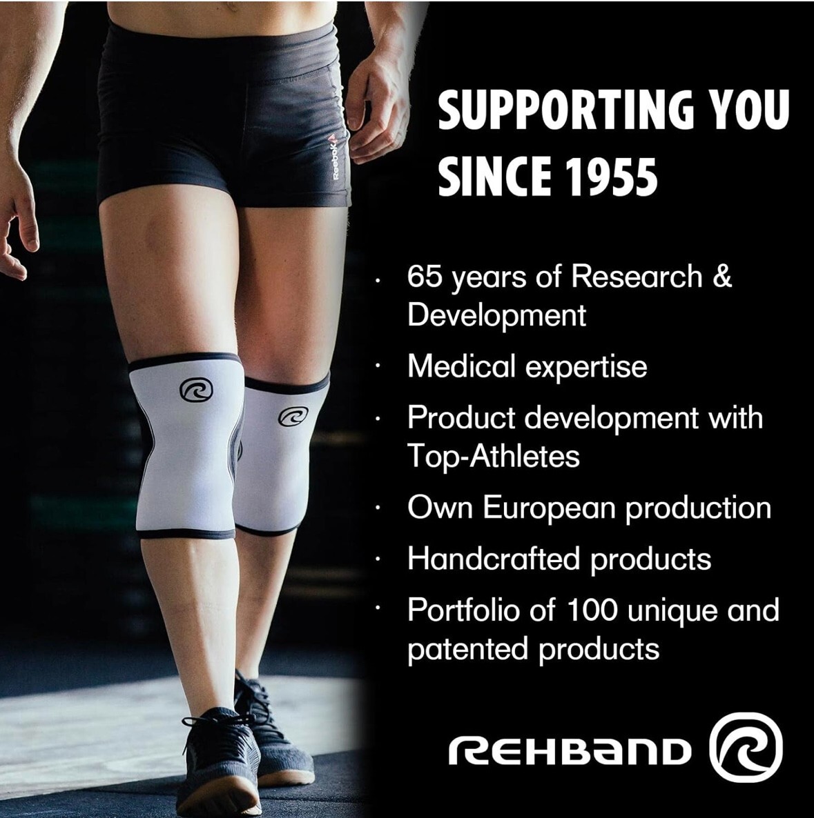 Rehband Rx Knee Sleeve 7mm 1 Piece -