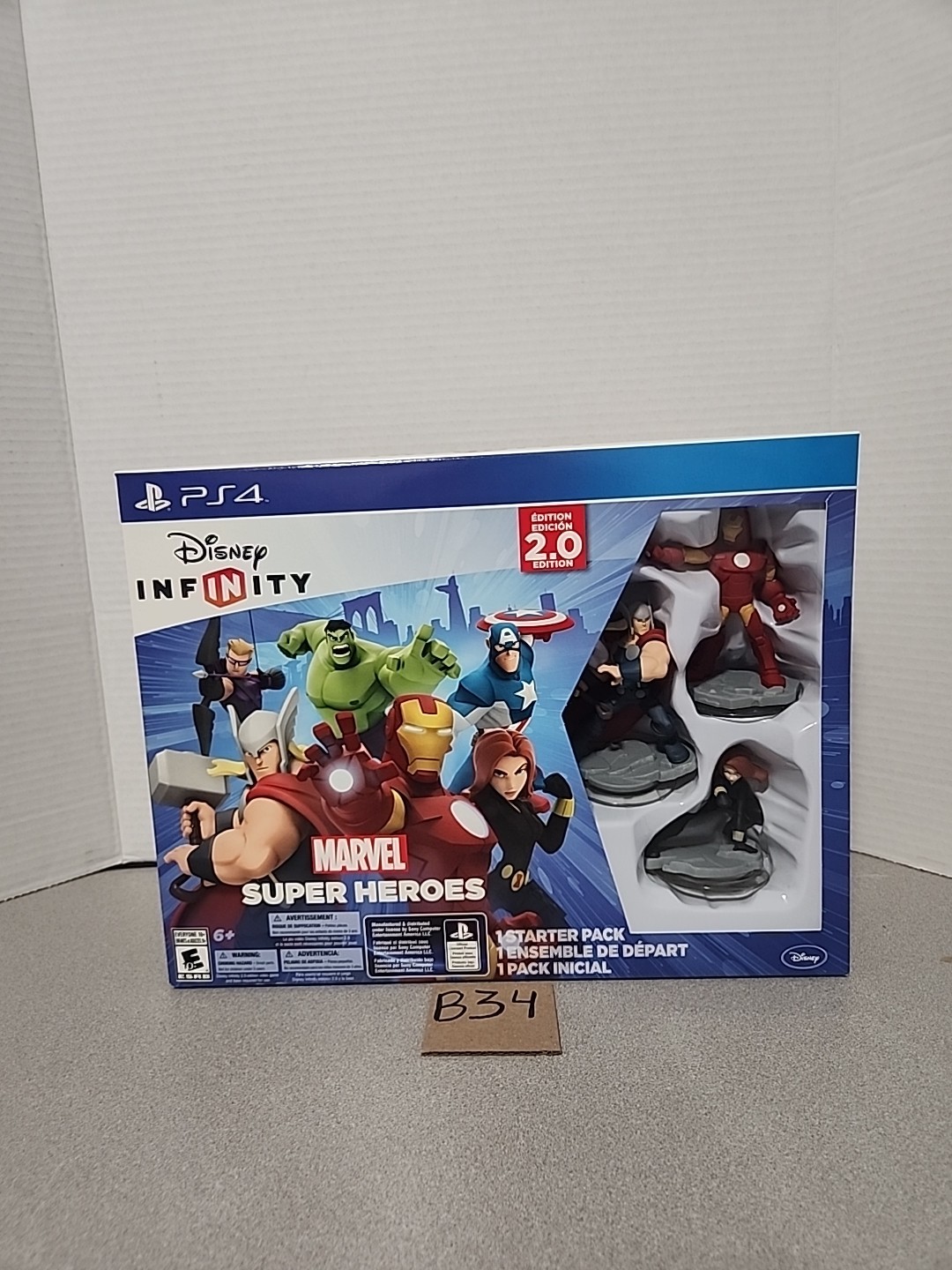 Disney Infinity 2.0 Marvel Super Heroes Starter Pack For Playsation 4 Sealed ☆
