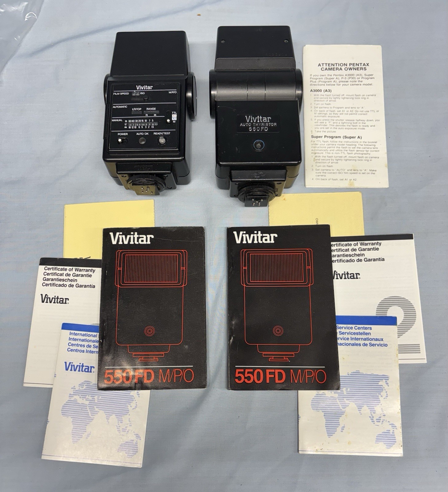 Vivid Auto Thruster 550 FD Flash Unit (lot of 2)