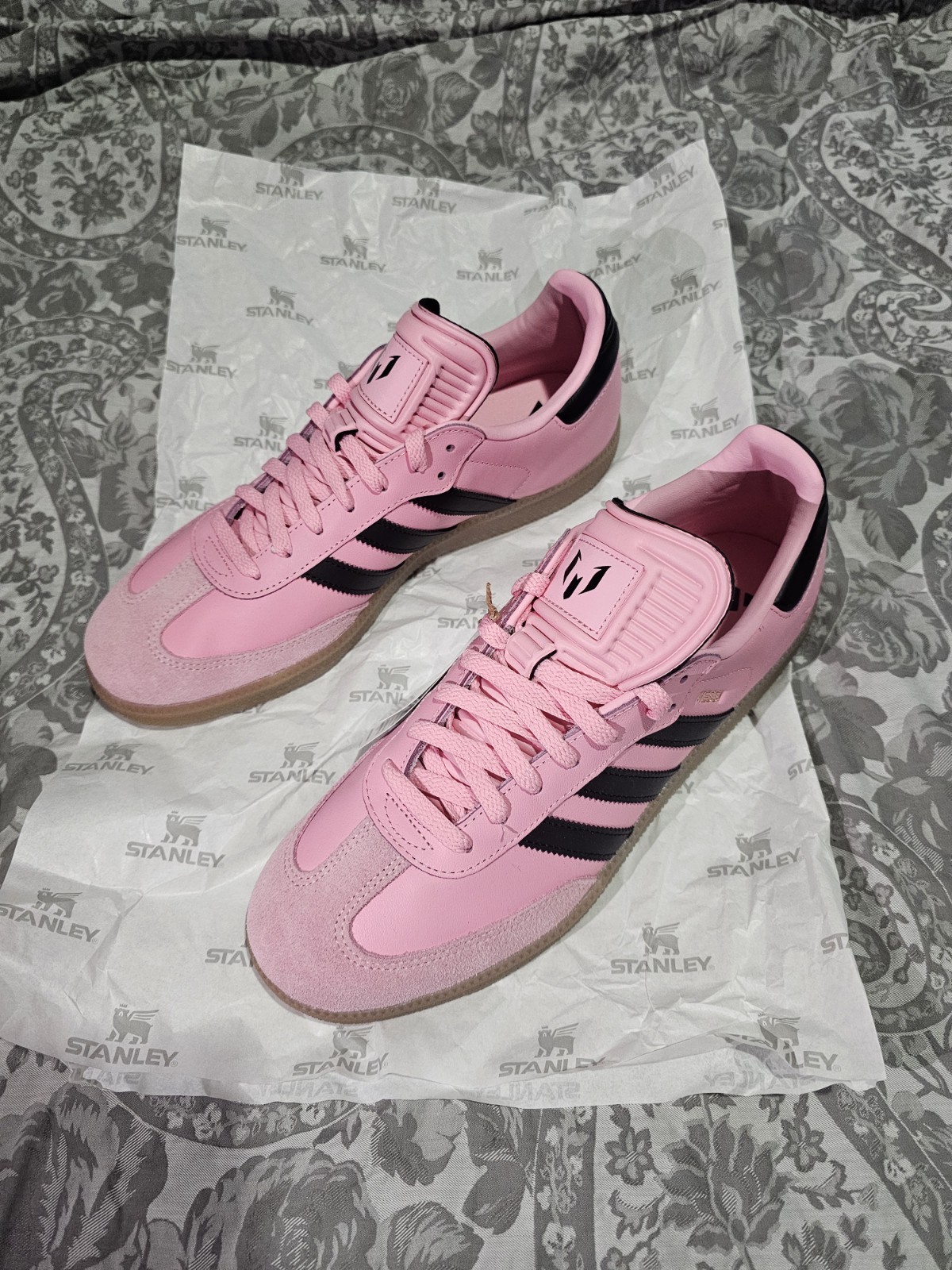 Adidas Messi Sambas Pink Inter Miami Soccer Shoes Sneaker GZ4210 Size 10 Mens