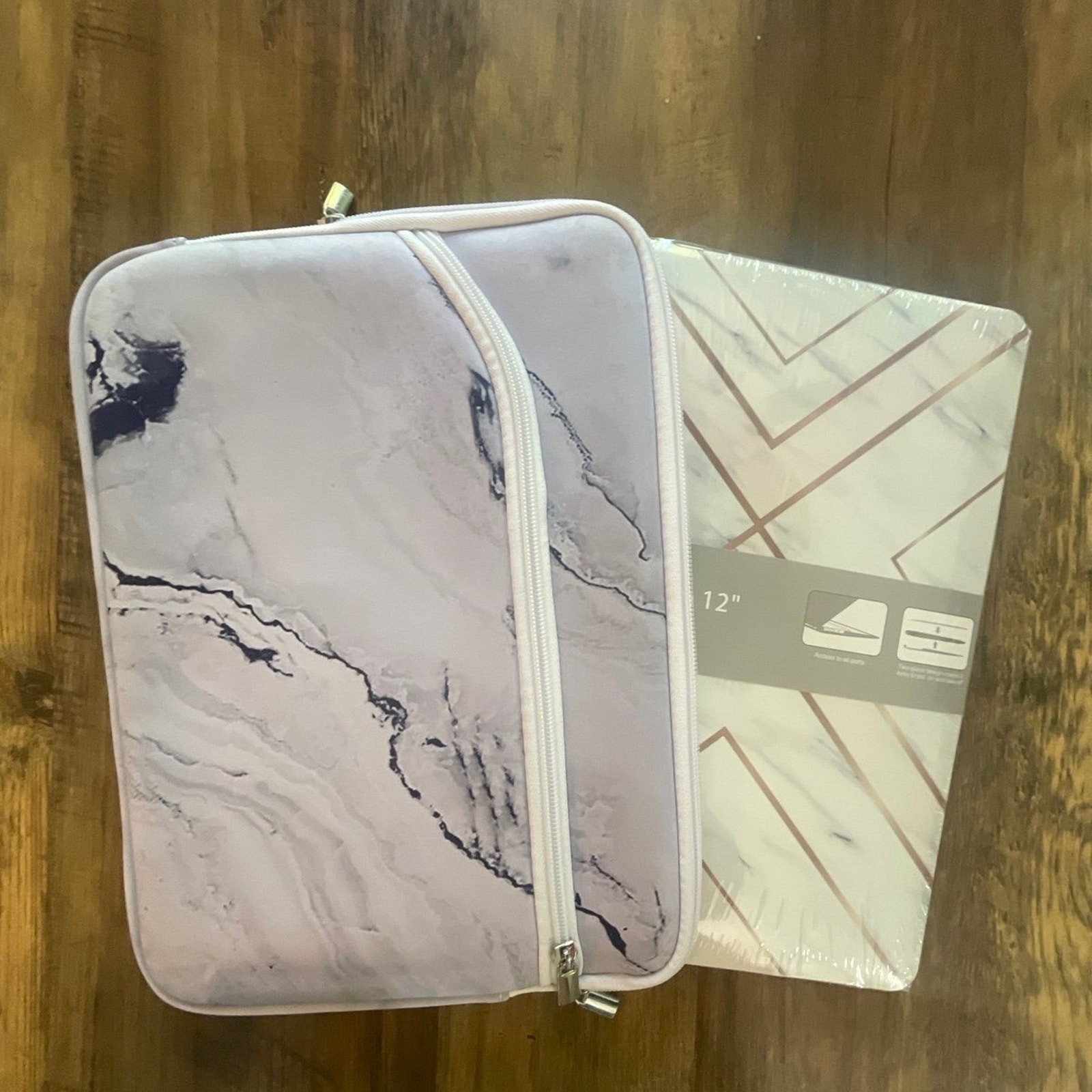 MacBook Retina 12” purple soft case with hardshell