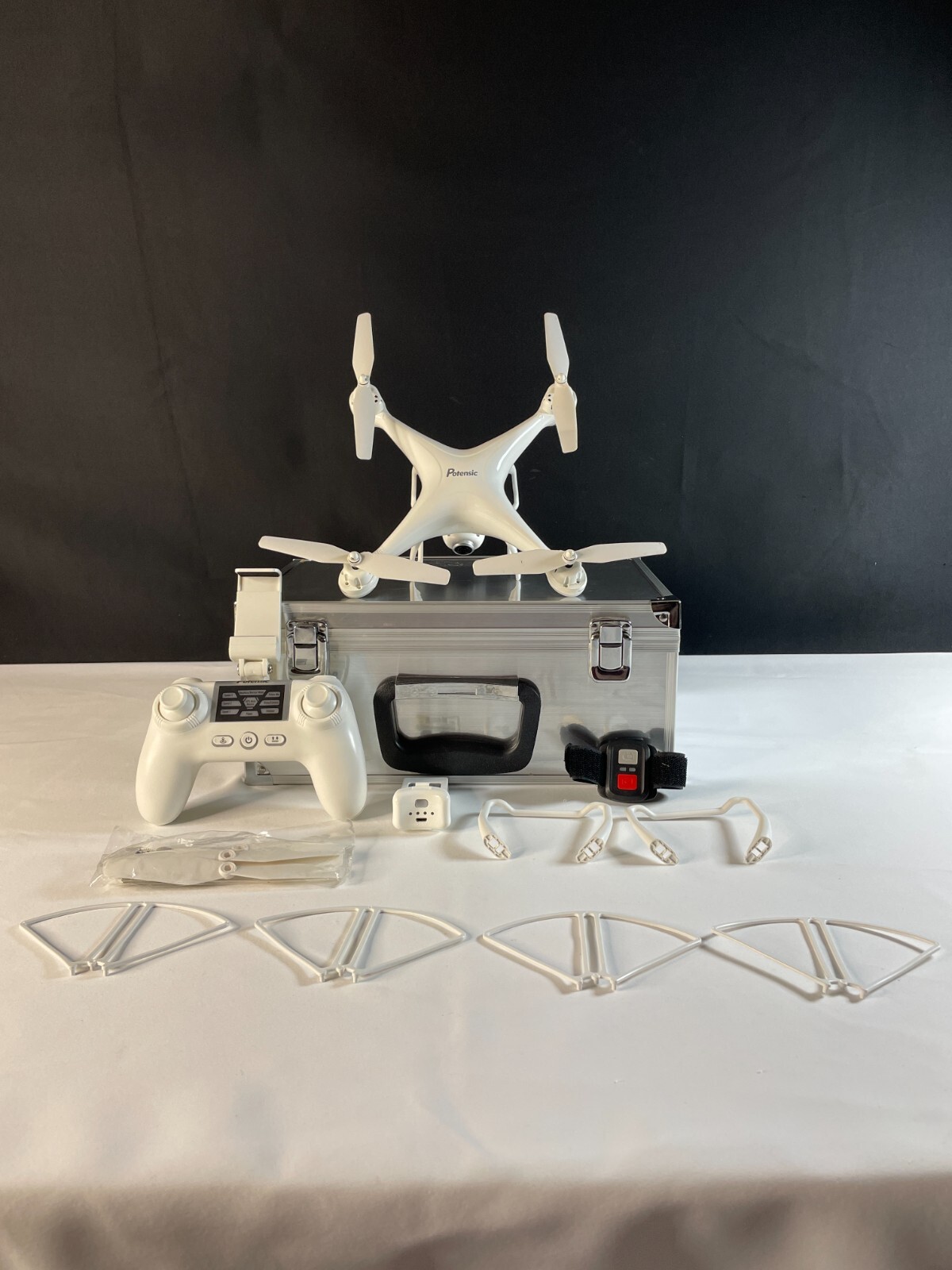 Potensic SJ935496 White Remote Control Lightweight And Foldable GPS Drone