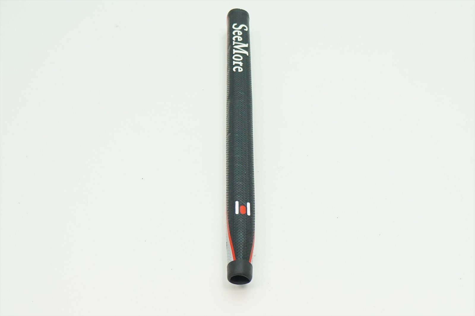 New SeeMore SM120 Long Putter Grip Black/Silver/Red