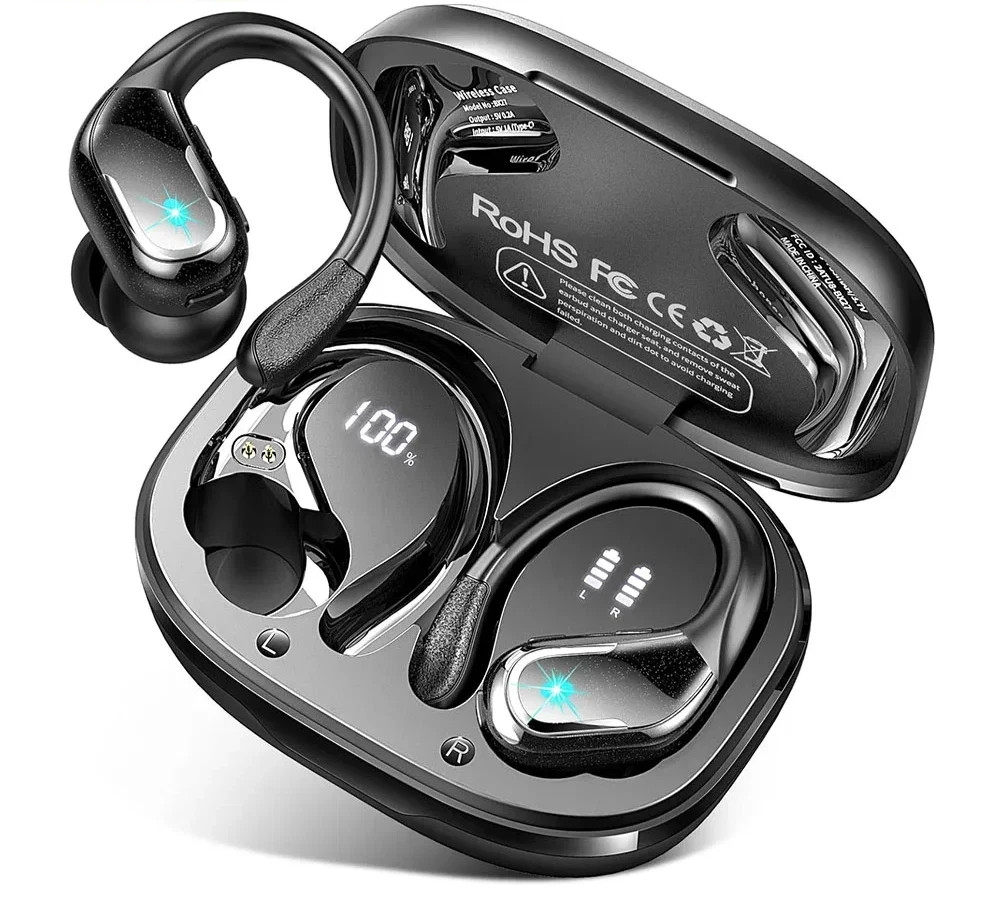 Wireless Earbuds Bluetooth 5.3 ENC Mic Deep Bass IP7 Waterproof 75H