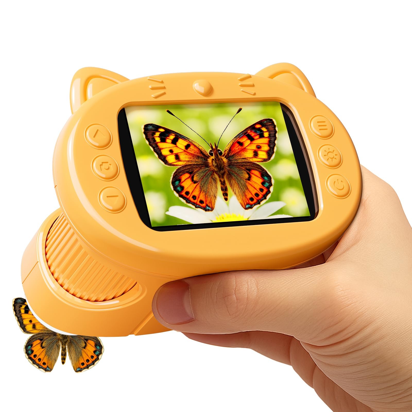 Handheld Digital Mini Microscope 1000X 2MP 4K 2.4" Screen - STEM Learning Kit