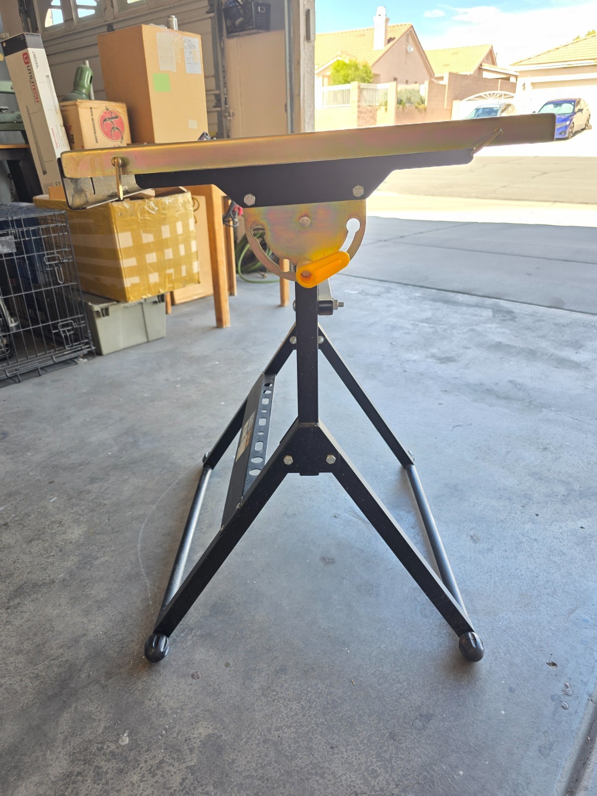 Chicago Electric Adjustable Steel Welding Table item 61369 serial 370061616