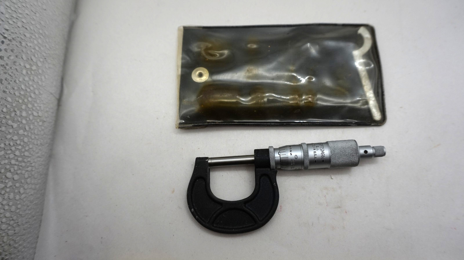CRAFTSMAN Micrometer No. 38601  0" - 1" Machinists Micrometer Made in USA