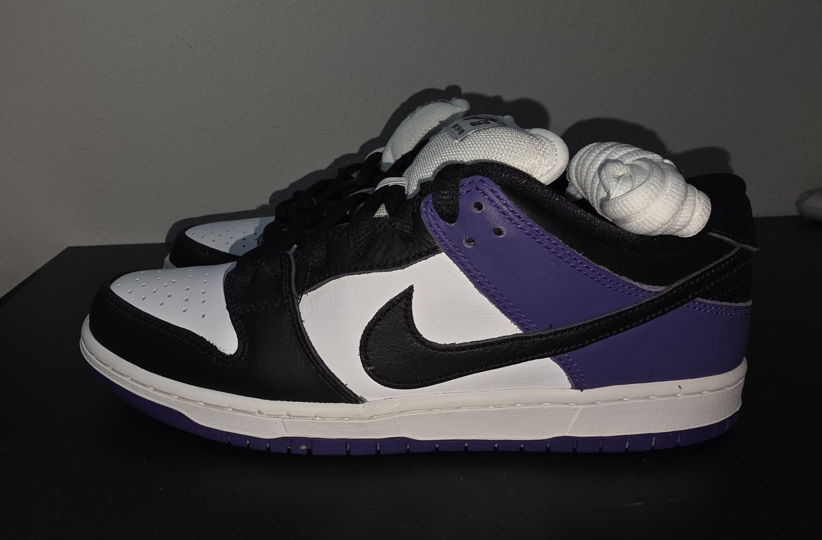 23. Nike SB Dunk Low Pro Court Purple Skateboarding Shoes US Size 11.5