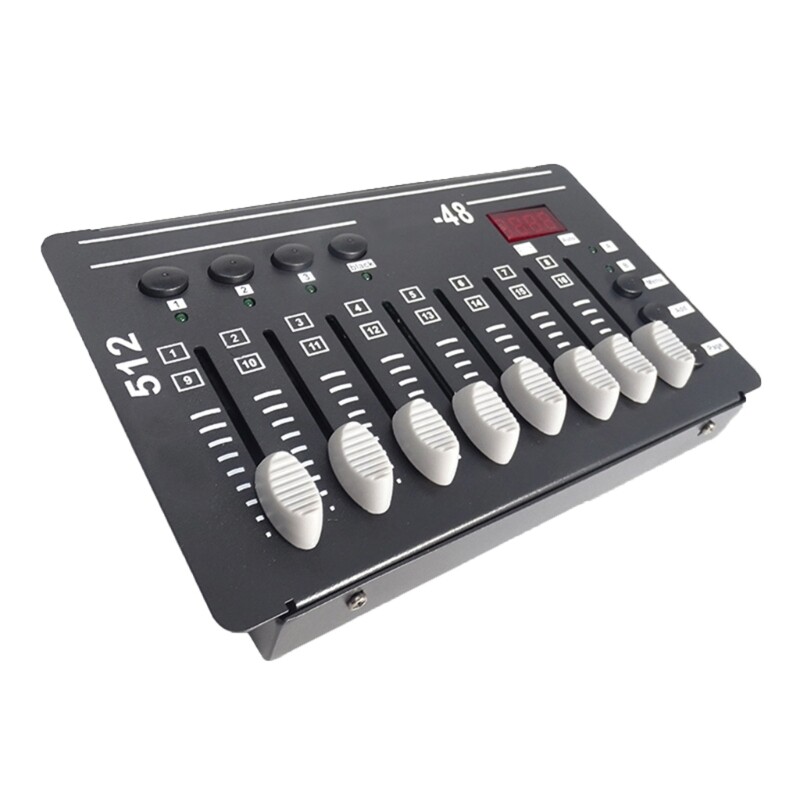 Lightweight DMX512 Stage Lighting Controller 3PIN 2W Low Power Easy to Operate