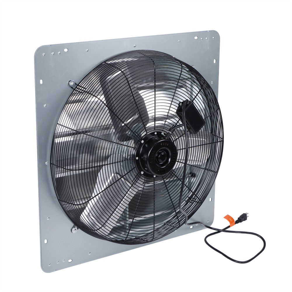24 Inch Shutter Exhaust Fan W/ Speed Controller 4120 CFM High Speed Wall Mounted