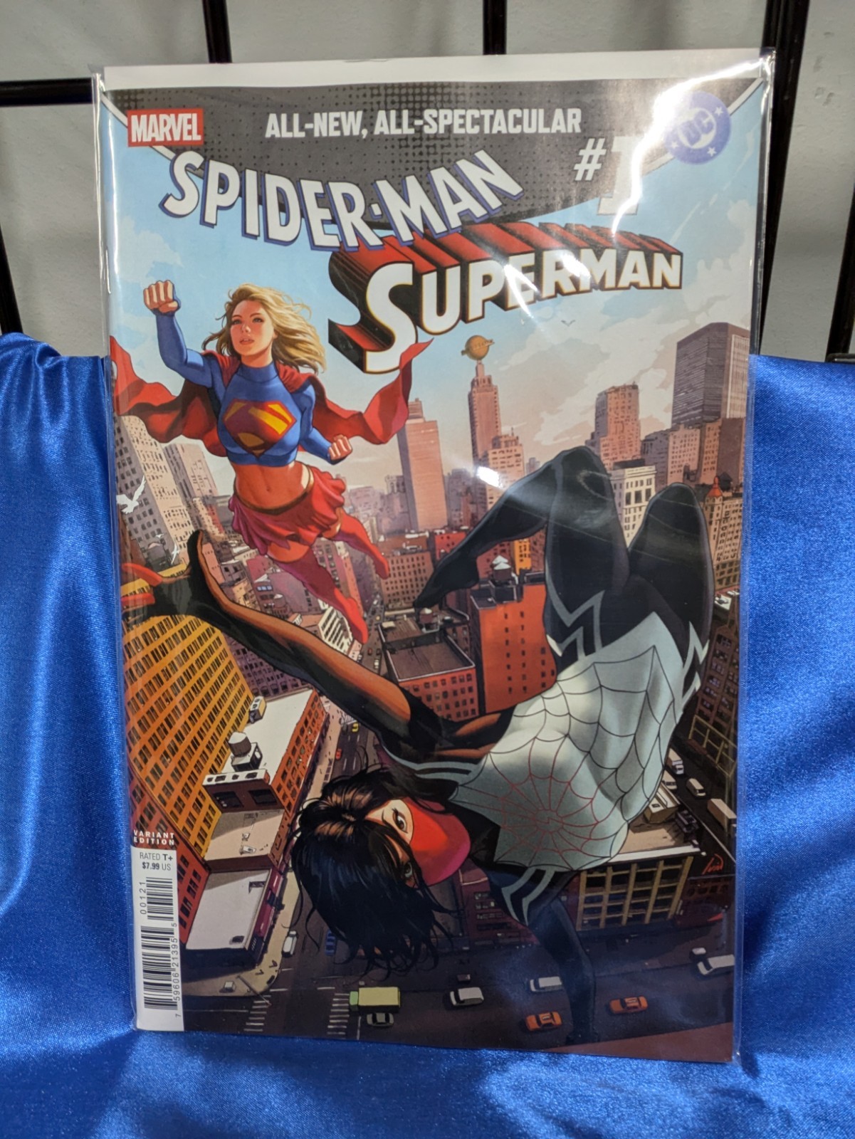 Spider-Man Superman #1 Ivan Talavera Variant. We Combine. We Pack Well.