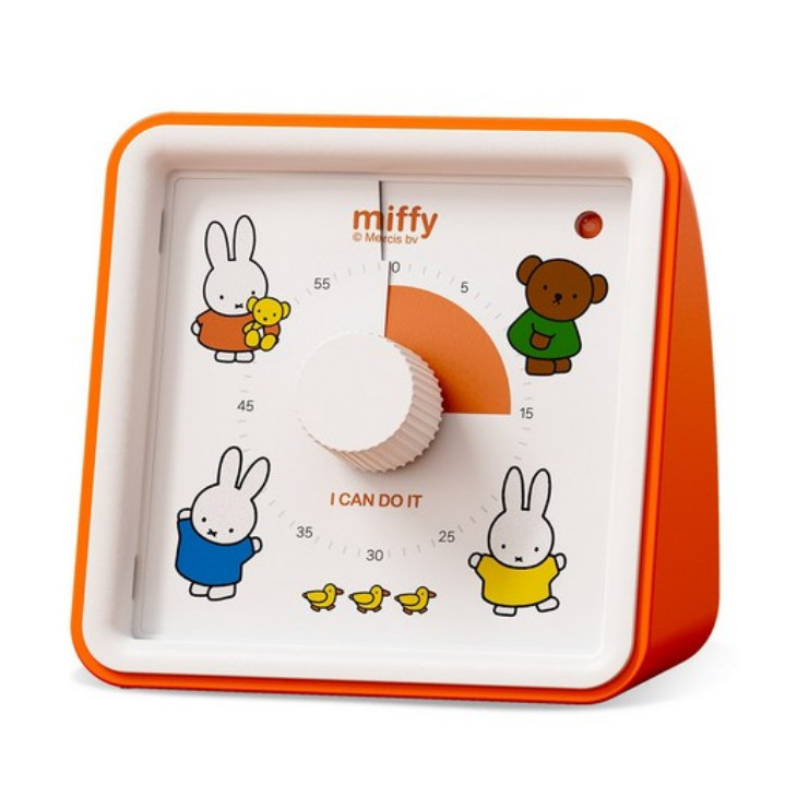 Miffy Pomodoro Timer Silent LED Study Kitchen Countdown Timer 60 Min