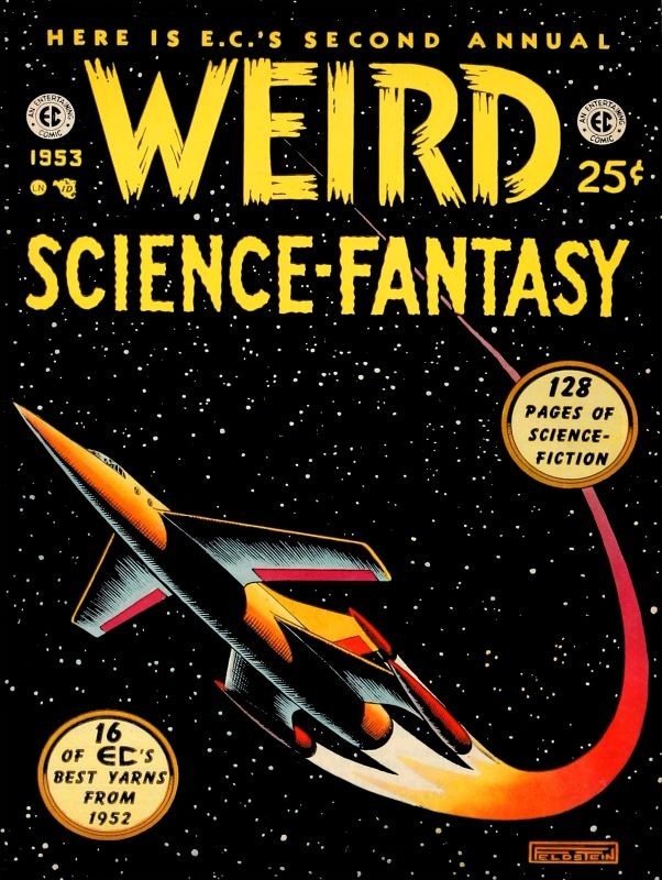 Weird Science Fantasy Annual 2 Theme NEW METAL SIGN: Science Fiction Art! 12x16"