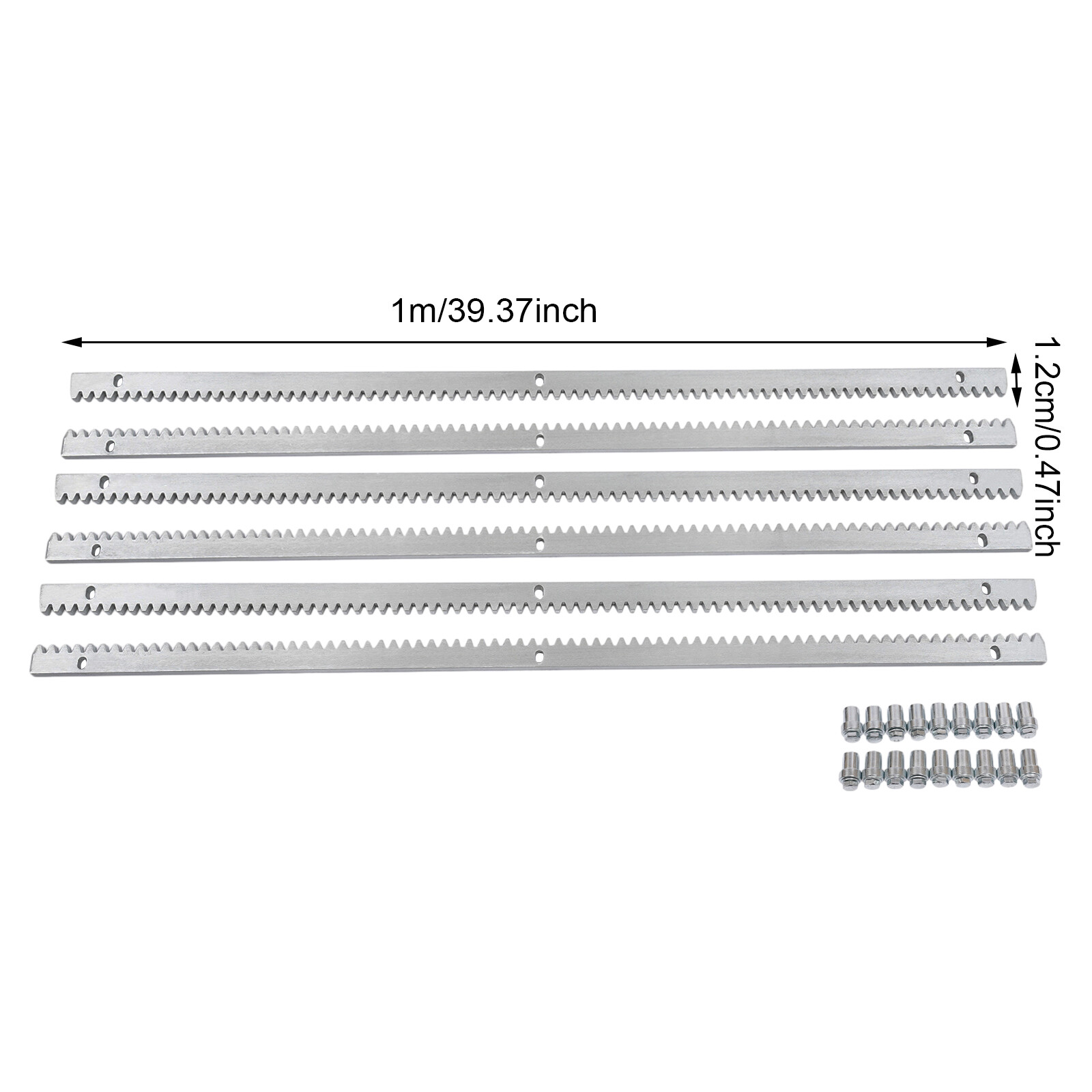 4400LBS Automatic Sliding Gate Opener Rack Driven W Complete Kit