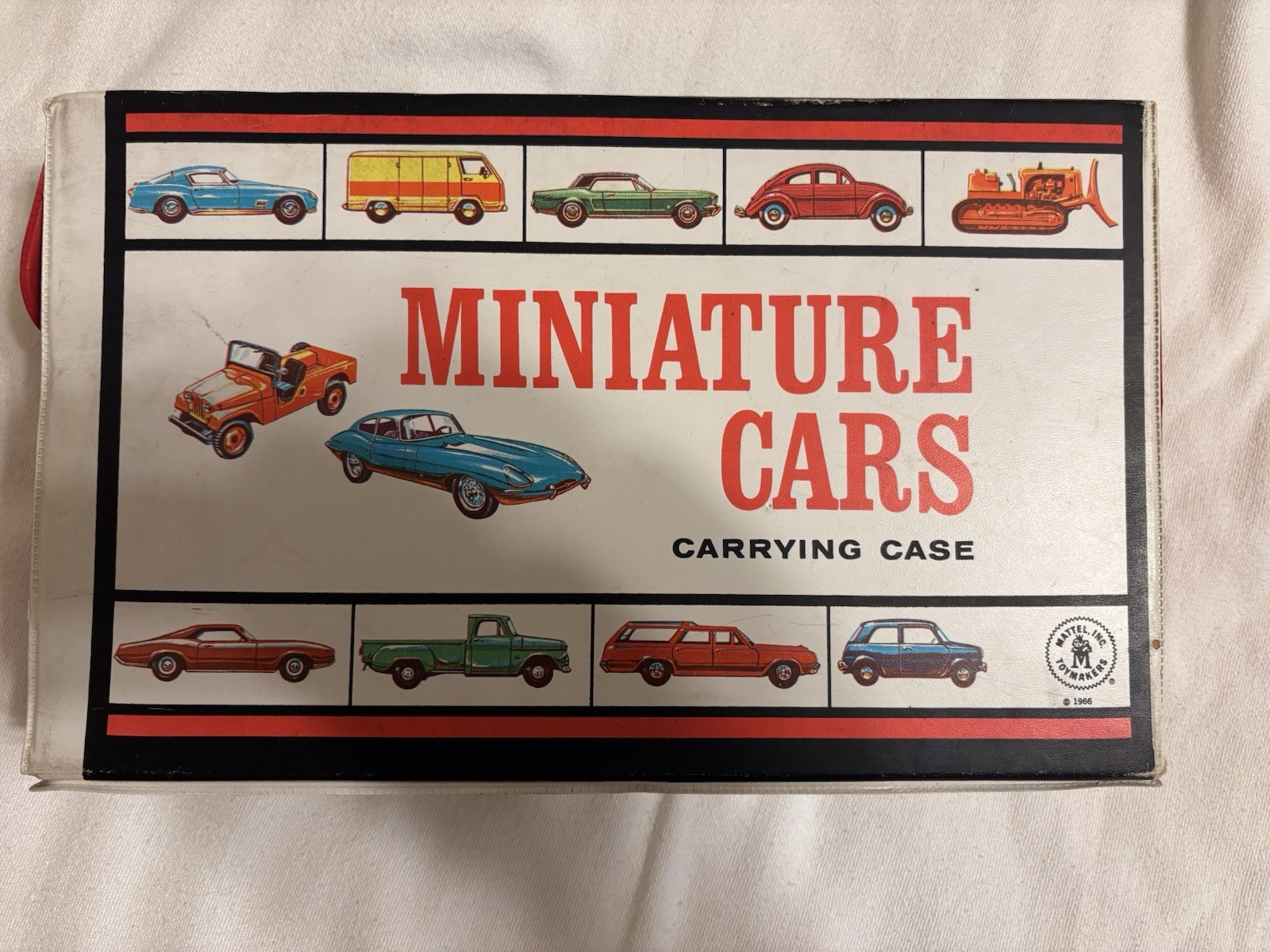 1966 Mattel Miniature Cars Carrying Case-Case Only