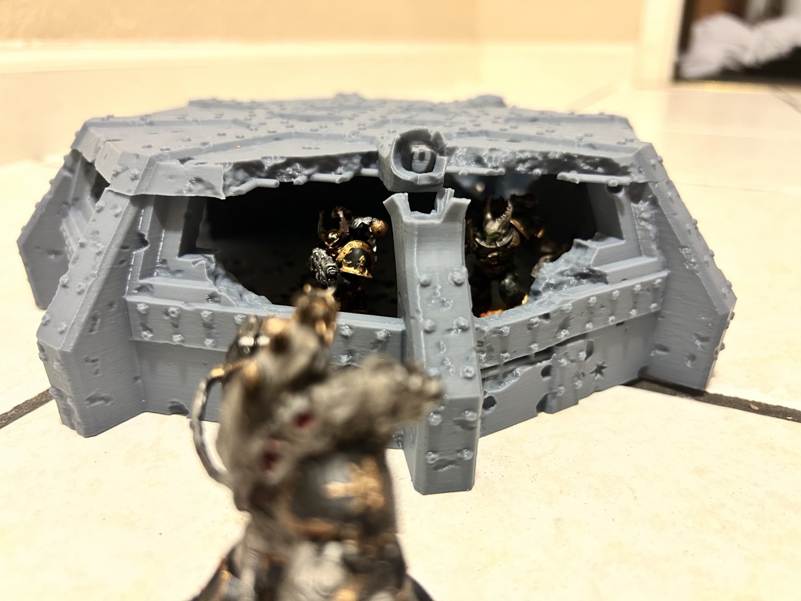 Bunker Terrain Scenery Perfect For Warhammer 40,000 Trench Crusade And More 32mm