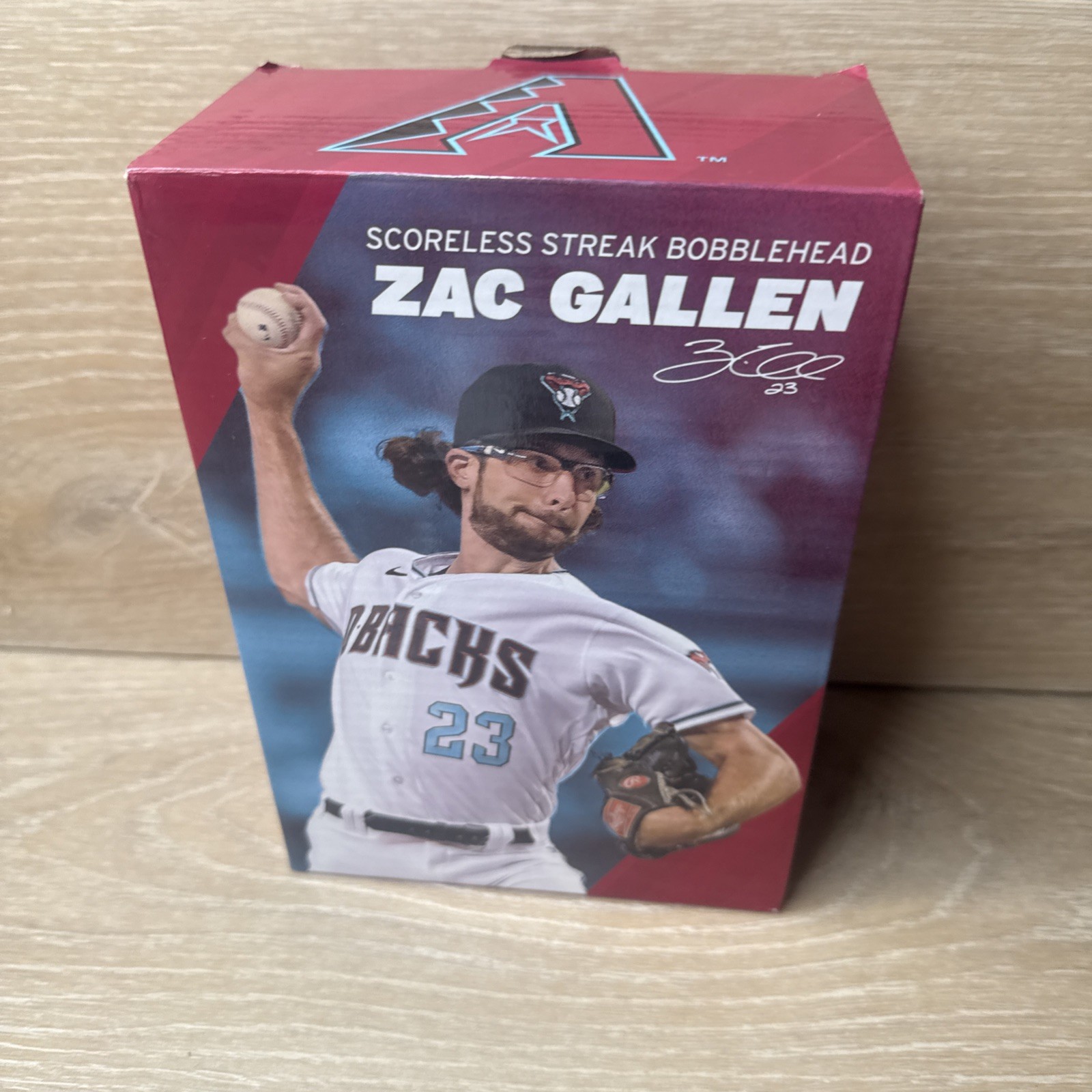 DIAMONDBACKS ZAC GALLEN SCORELESS STREAK BOBBLEHEAD 2023