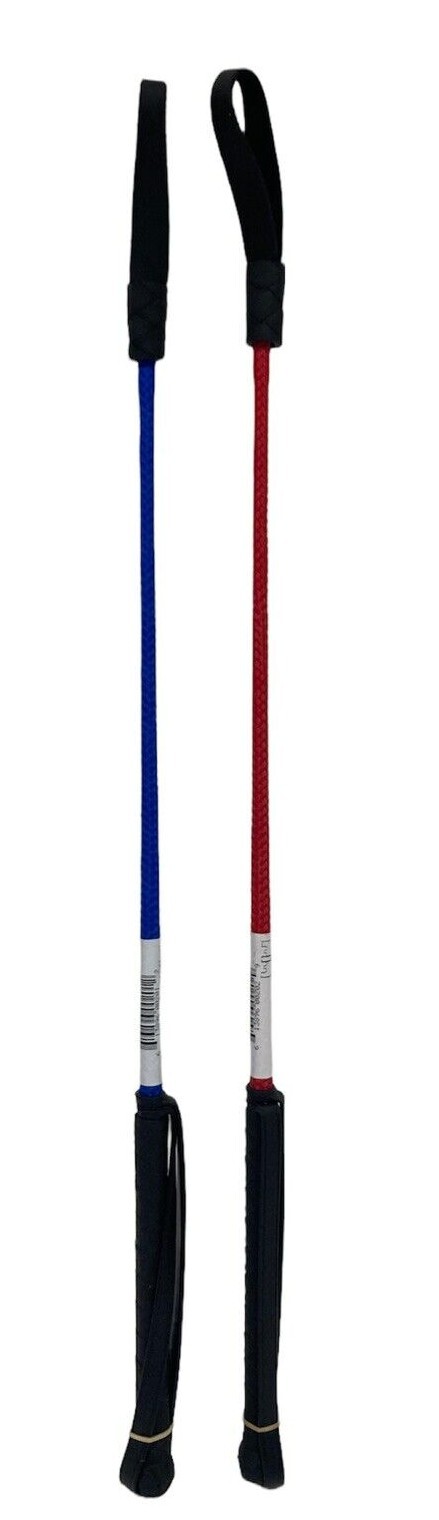 Wonder Whip 20” Horse Crop Riveted Leather Top 7” Handle Wrist Strap Pick Color