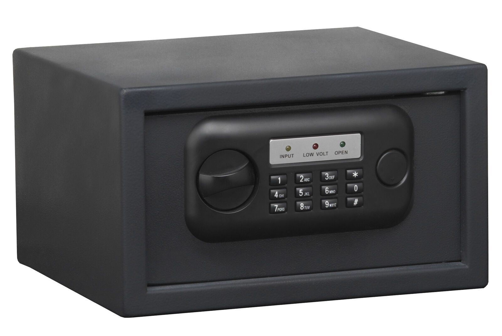 Bulldog Cases Pistol Vault 12"X8"X7" Digital Lock Black Heavy Duty Steel BD1050