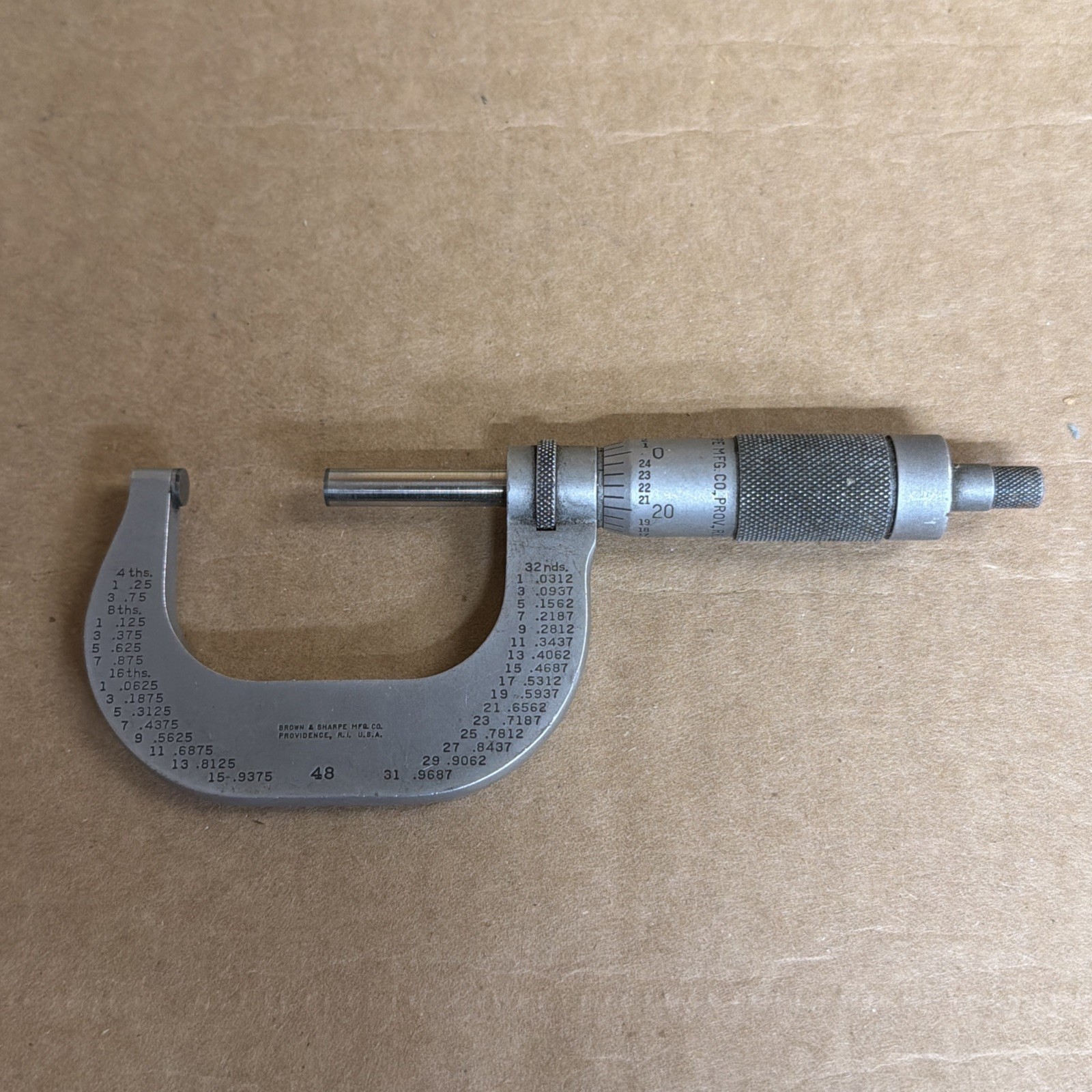 Brown Sharpe No 48 2" Micrometer no box