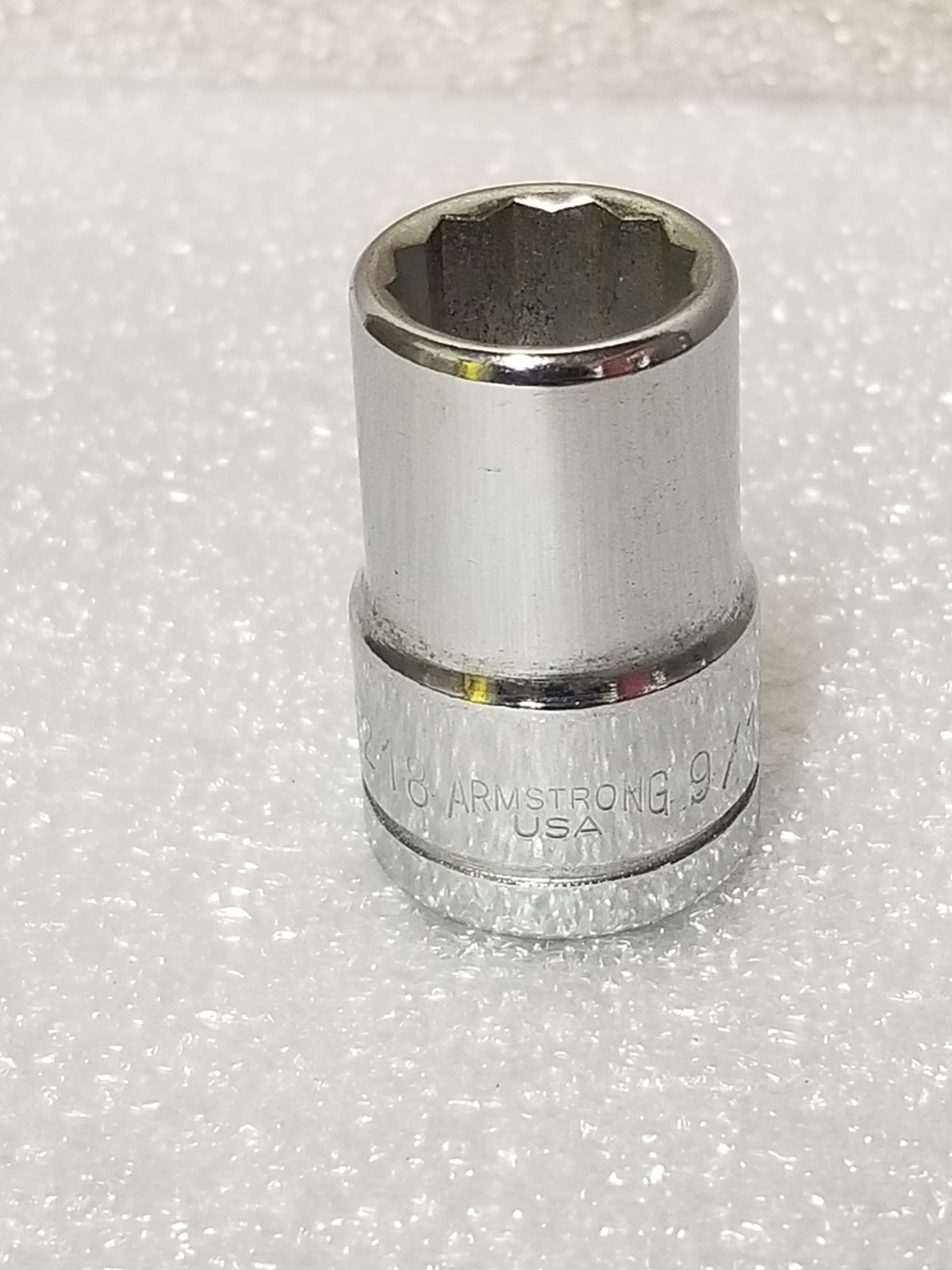Armstrong Armaloy ST-1218 1/2"-Drive 12-Pt Standard Socket 9/16" Made in USA