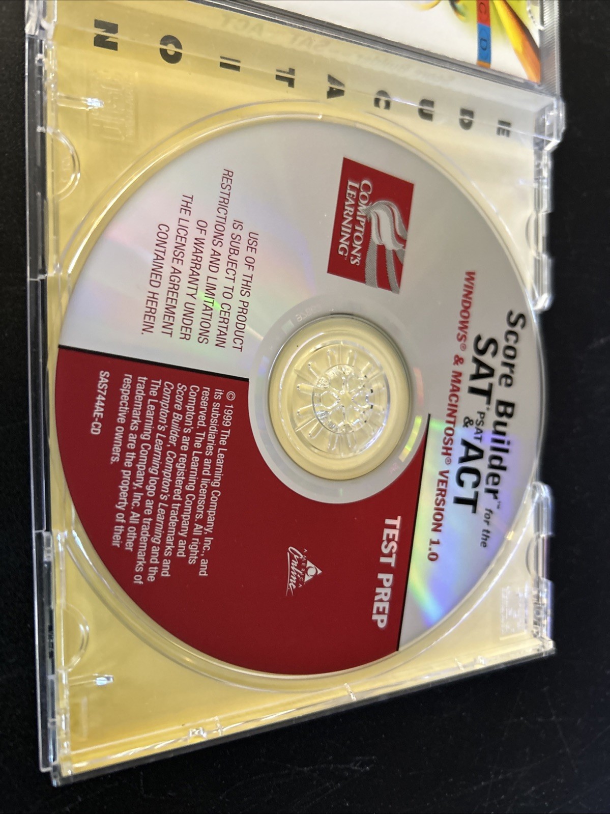 1999 Comptons Learning Score Builder SAT , PSAT & ACT CD-rom