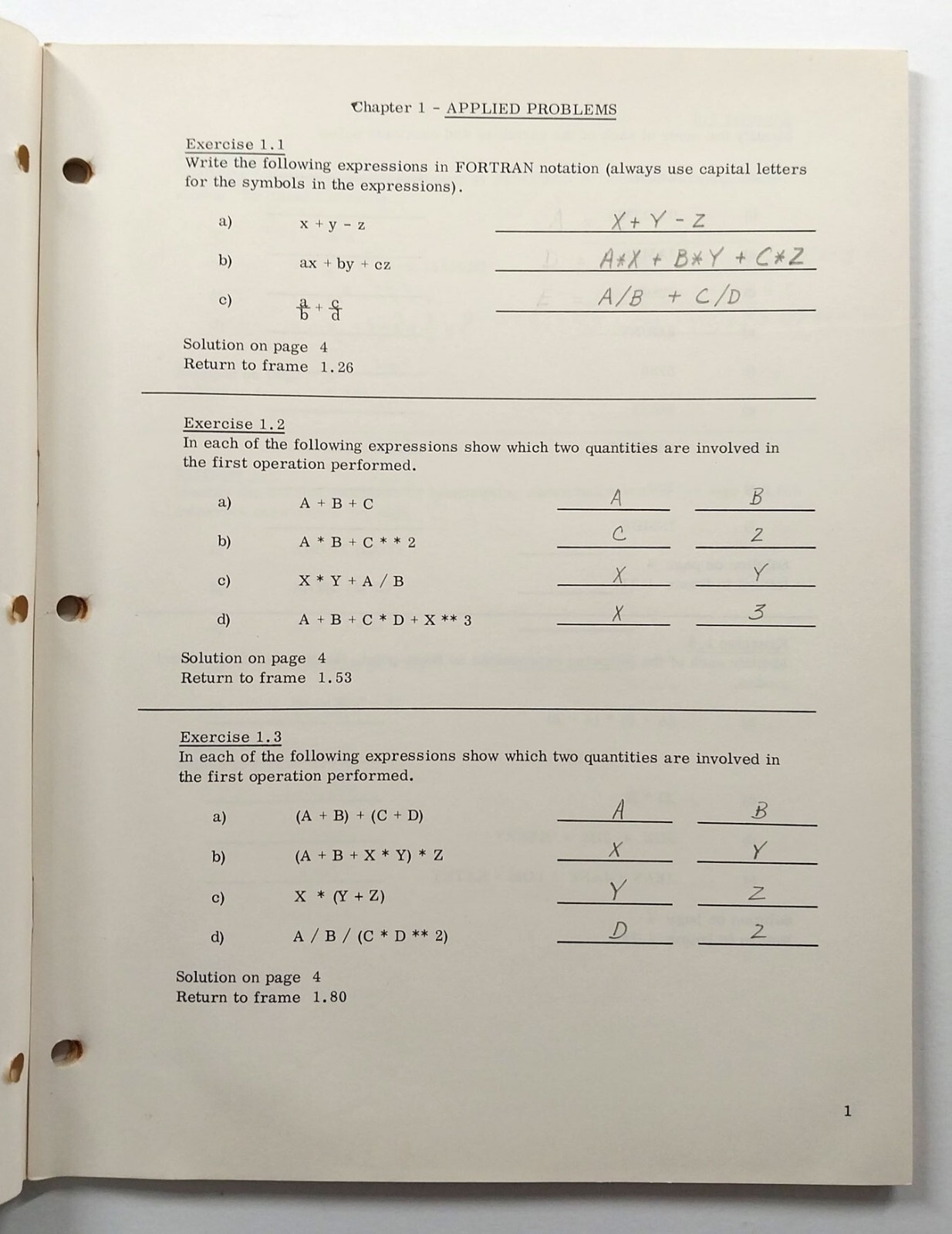 Lot 6 IBM Fortran Programmed Instruction Course Manuals 1963 Vintage Computing