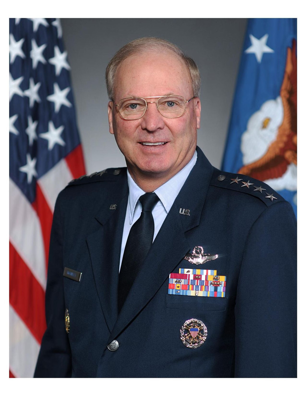 United States Air Force General Craig R. McKinley 8x10 Photo On 8.5" x 11"