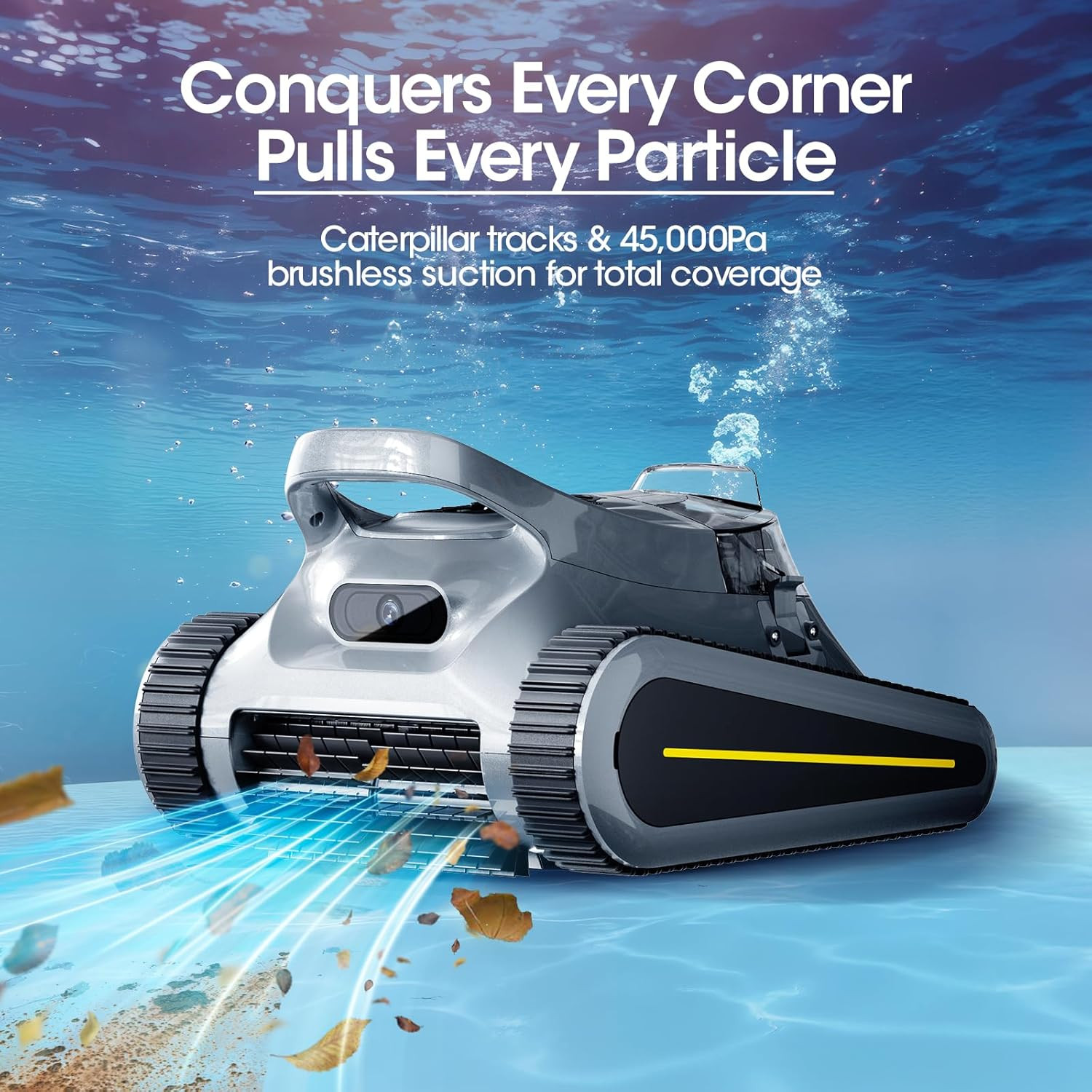 2026 Automatic Pool Cleaner Vacuum Wall Climbing for InGround Pools Self-Parking