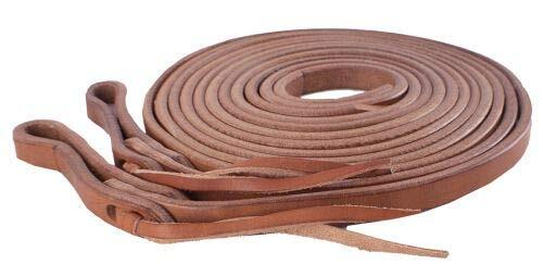 Showman 1/2" x 8' Harness Leather Split Reins